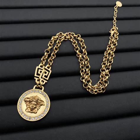 versace repliche|versace imitation necklace.